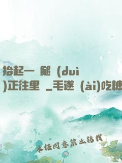 抬起一條腿對(duì)正往里懟