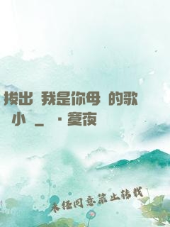 拔出來我是你母親的歌詞小說