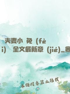 換夫妻小說免費(fèi)閱讀全文最新章節(jié)