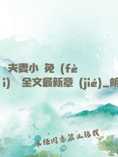換夫妻小說免費(fèi)閱讀全文最新章節(jié)