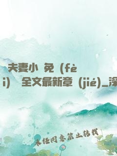 換夫妻小說免費(fèi)閱讀全文最新章節(jié)