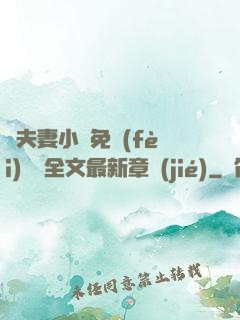 換夫妻小說免費(fèi)閱讀全文最新章節(jié)