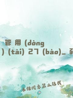 摥管專用動(dòng)態(tài)圖27報(bào)