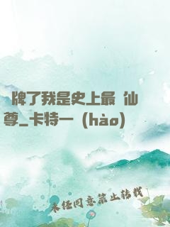 攤牌了我是史上最帥仙尊