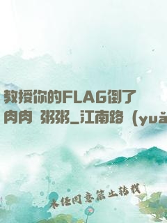 教授你的FLAG倒了肉肉燉粥粥