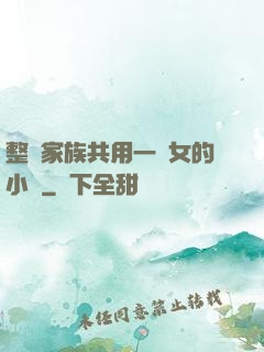整個家族共用一個女的小說