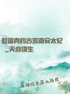 整篇肉的古言南安太妃傳