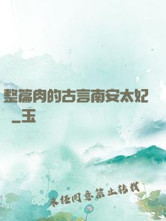 整篇肉的古言南安太妃傳