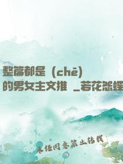 整篇都是車(chē)的男女主文推薦