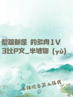 整篇都是車的多肉1V3比P文