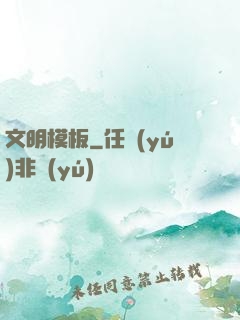 文明模板