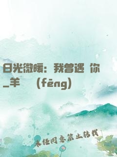 日光微暖：我曾遇見你