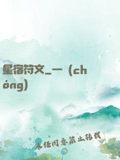 星宿符文