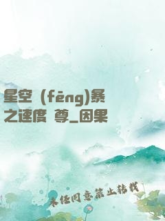 星空風(fēng)暴之速度為尊