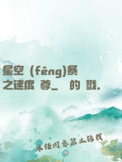 星空風(fēng)暴之速度為尊
