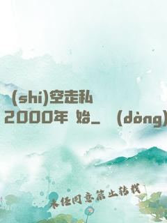 時(shí)空走私從2000年開始