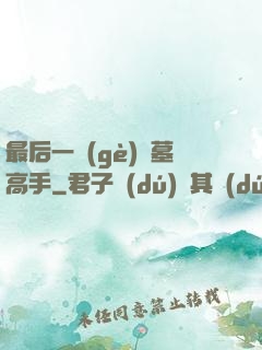 最后一個(gè)盜墓高手