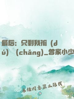最后：只剩我孤獨(dú)離場(chǎng)