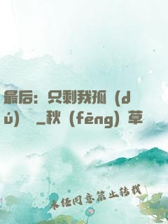 最后：只剩我孤獨(dú)離場