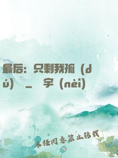 最后：只剩我孤獨(dú)離場