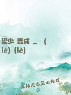 梁少寵妻成癮