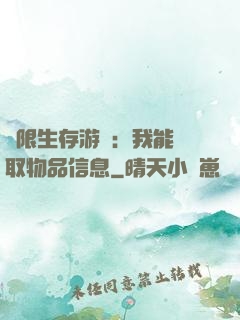 極限生存游戲：我能讀取物品信息