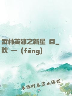 武林英雄之新星奪目