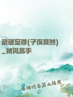 武道至尊(子夜斐然)