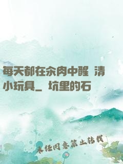每天都在汆肉中醒來清小玩具