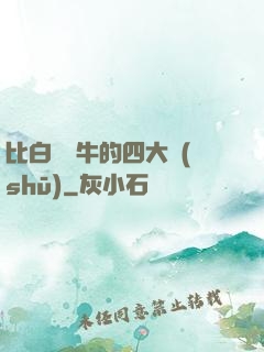 比白潔還牛的四大書(shū)