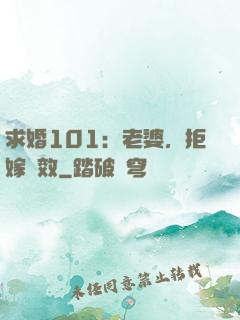 求婚101：老婆，拒嫁無效