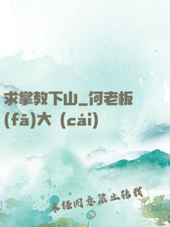 求掌教下山