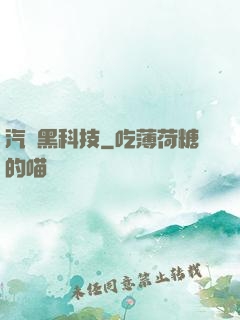 汽車黑科技