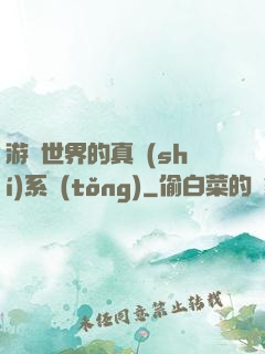 游戲世界的真實(shí)系統(tǒng)