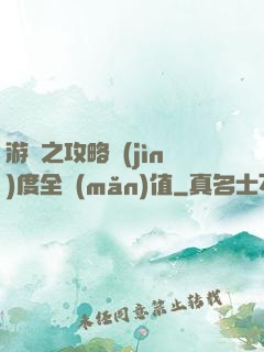 游戲之攻略進(jìn)度全滿(mǎn)值