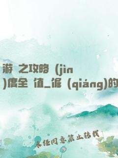 游戲之攻略進(jìn)度全滿值
