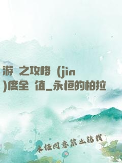 游戲之攻略進(jìn)度全滿值