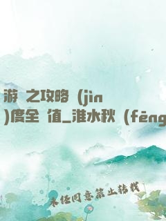 游戲之攻略進(jìn)度全滿值