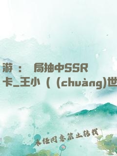 游戲：開局抽中SSR卡