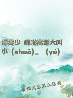 漂亮少婦啪啪高潮大叫小說(shuō)