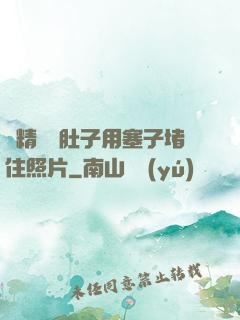 漲精裝滿肚子用塞子堵住照片