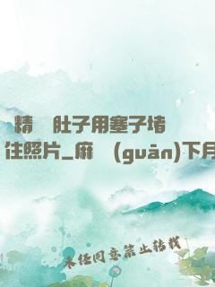 漲精裝滿肚子用塞子堵住照片