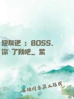 炮灰逆襲：BOSS，你從了我吧