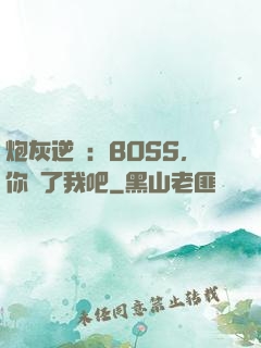 炮灰逆襲：BOSS，你從了我吧