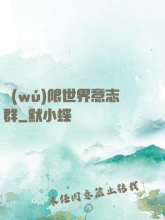 無(wú)限世界意志群