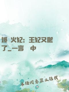 爆寵火妃：王妃又爬墻了