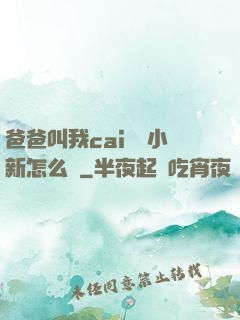 爸爸叫我cai媽媽小新怎么讀