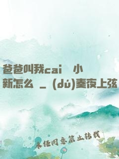 爸爸叫我cai媽媽小新怎么讀