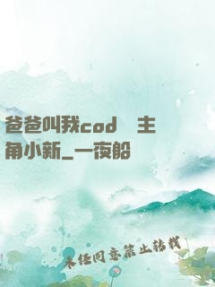 爸爸叫我cod媽媽主角小新