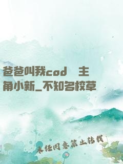 爸爸叫我cod媽媽主角小新